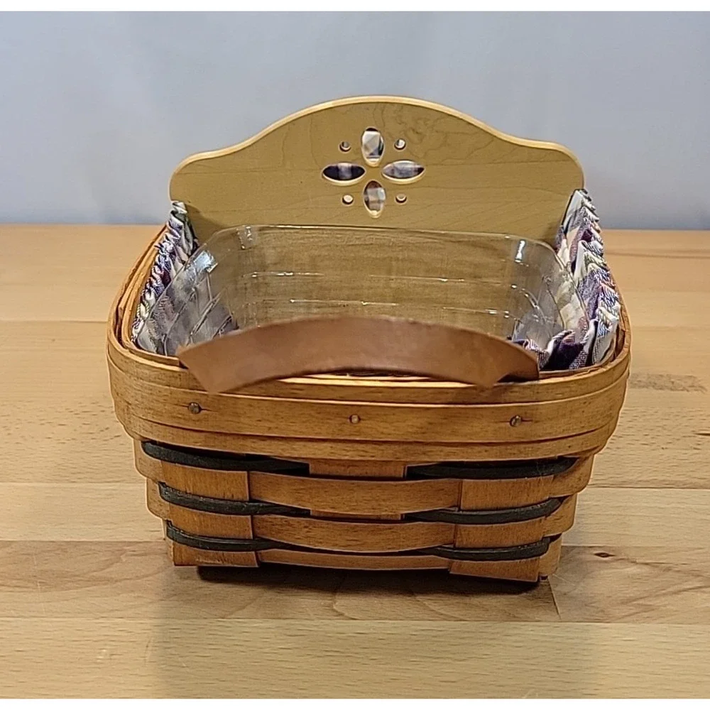 Longaberger divided basket